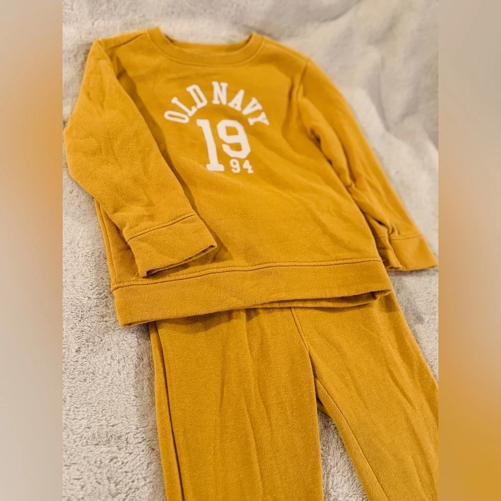 Old Navy Kids' Sweat Suit in Mustard